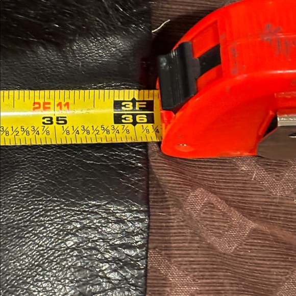 Black Genuine Leather Jacket - Picture 5 of 9